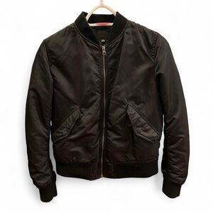 Uniqlo Women's Black Bomber Jacket M like new